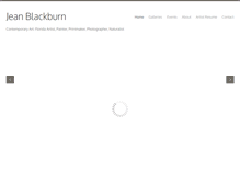 Tablet Screenshot of jeanblackburn.com